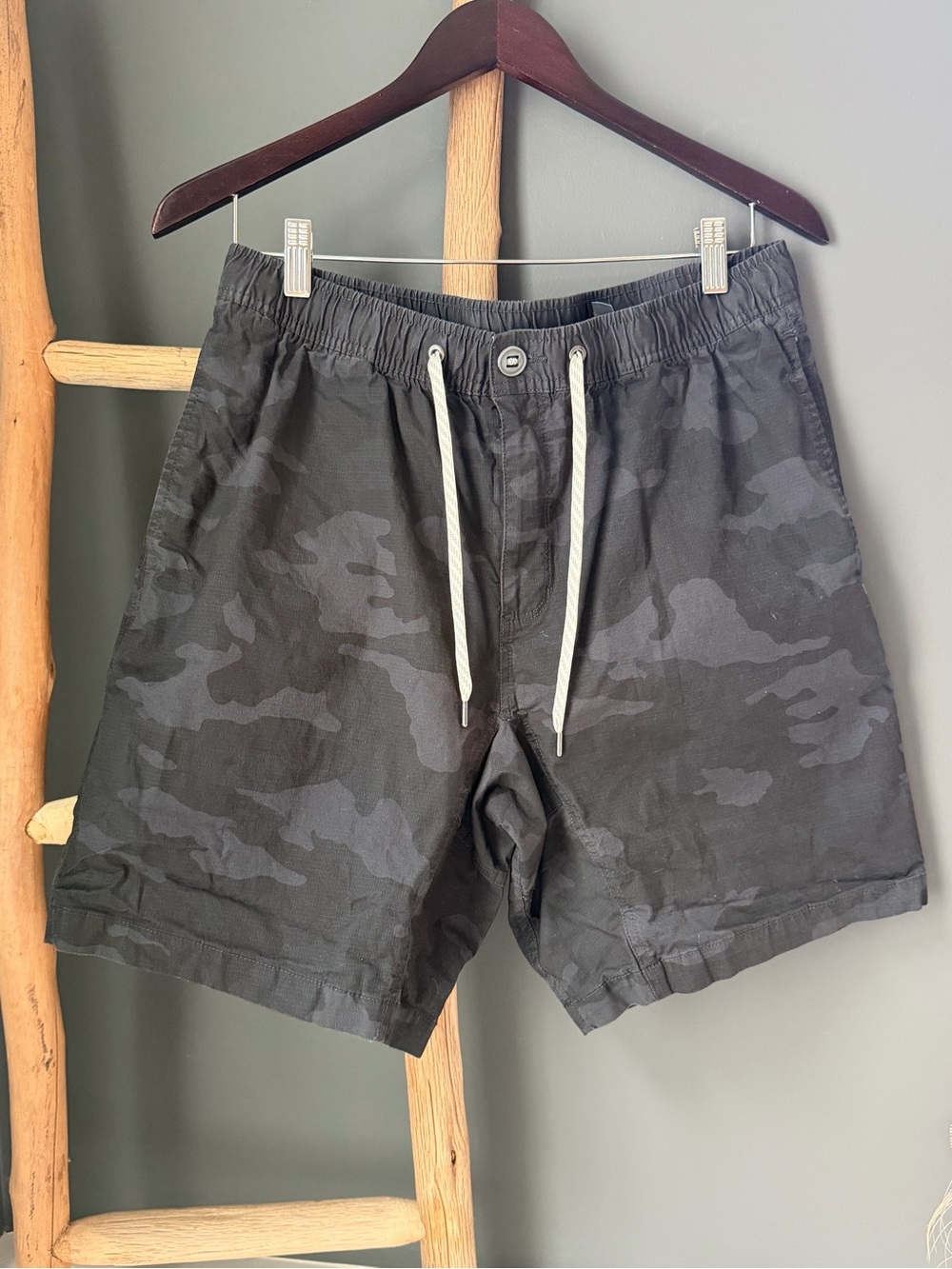 Vuori Camo Ripstop Drawstring Shorts